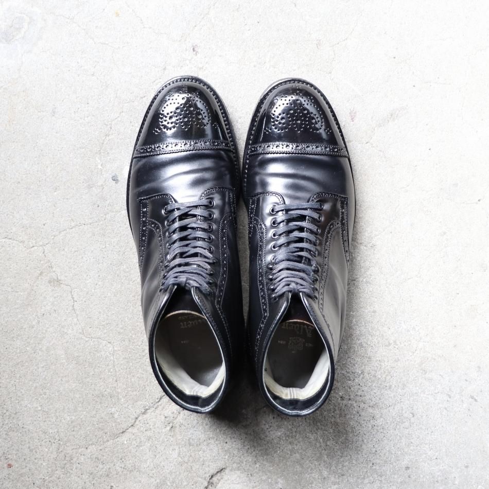 美品” ALDEN(オールデン)メダリオンキャップトゥブーツ US6.5E 美品” ALDEN(オールデン)メダリオンキャップトゥブーツ US6.5E