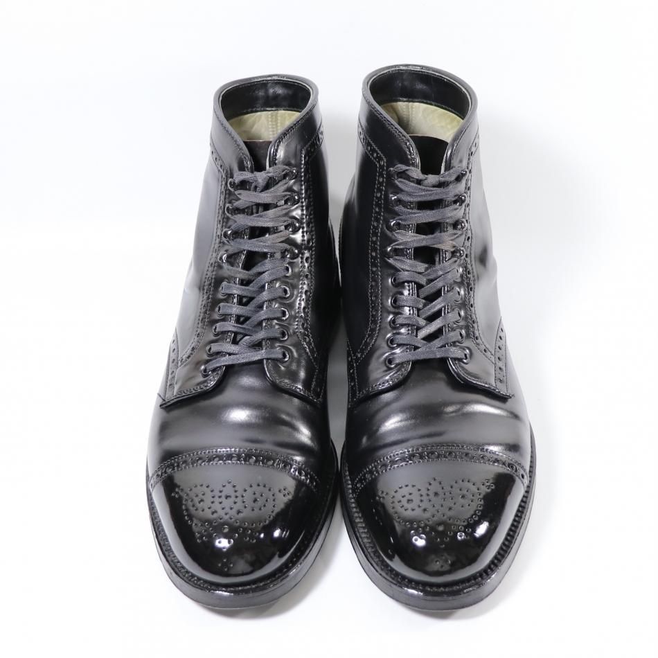 Alden AtLast&co 別注 キャップトゥブーツ ミリタリーラスト 8D 美品” ALDEN（オールデン）メダリオンキャップトゥブーツ US6.5E