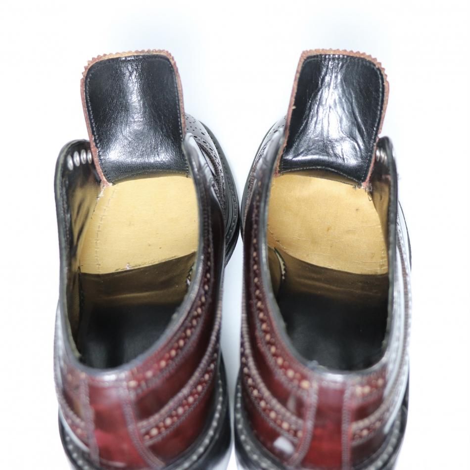 FLORSHEIMフローシャイム◆ウイングチップ◆バーガンディ◆US8/26cm フローシャイム Florsheim ウイングチップ サイズ10D | 高級靴