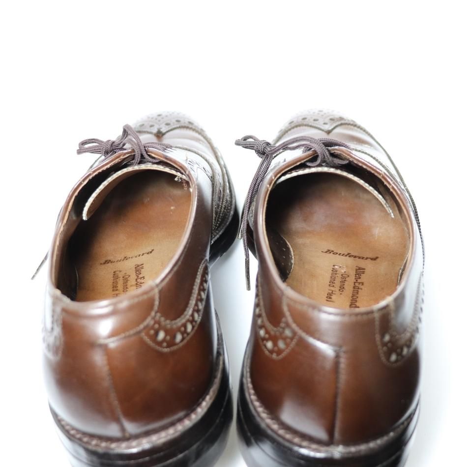【美品】希少 アレンエドモンズ フルブローグUS8D 極美品/希少品” Allen Edmonds（アレンエドモンズ）Boulevard