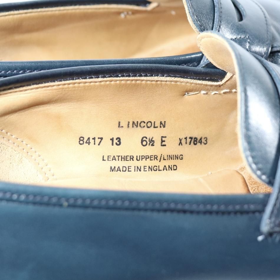 248.CROCKETT&JONES LINCOLN コインローファー 6E 美品” Crockett&Jones（クロケット&ジョーンズ）コイン