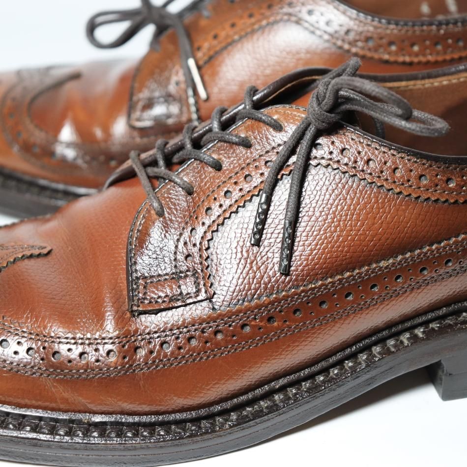 美品” WALK OVER(ウォークオーバー)ロングウイングチップ 美品” WALK OVER(ウォークオーバー)ロングウイングチップ