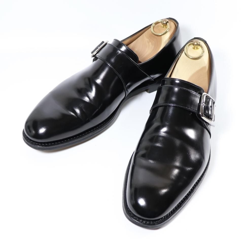 Church's チャーチ WESTBURY R ウェストバリー ラバーソール シングルモンクストラップ BLACK （LAST 173） 【Fitting F】 ≪UK直輸入・正規品≫