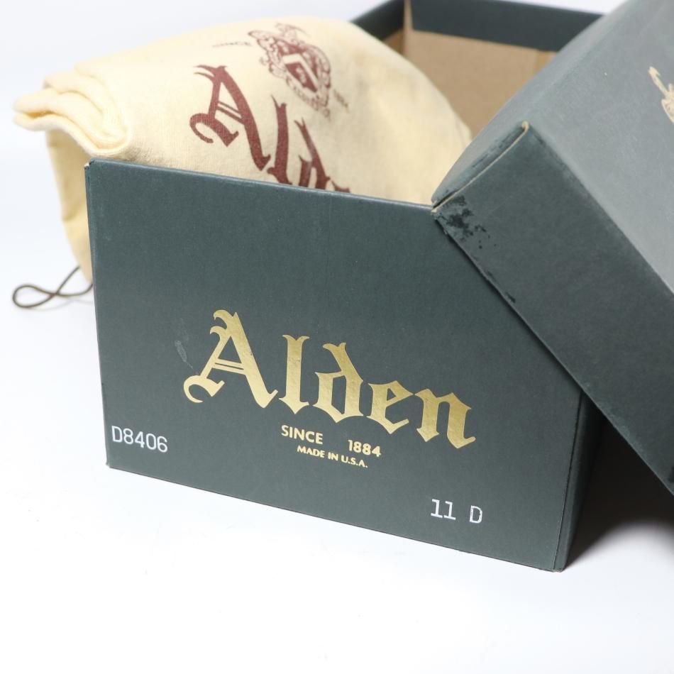 Alden  A8402F   アンラインド バリーラスト  新品 未使用 別注 PLANE TOE SHOES (コードヴァン・バリーラスト・ダブル