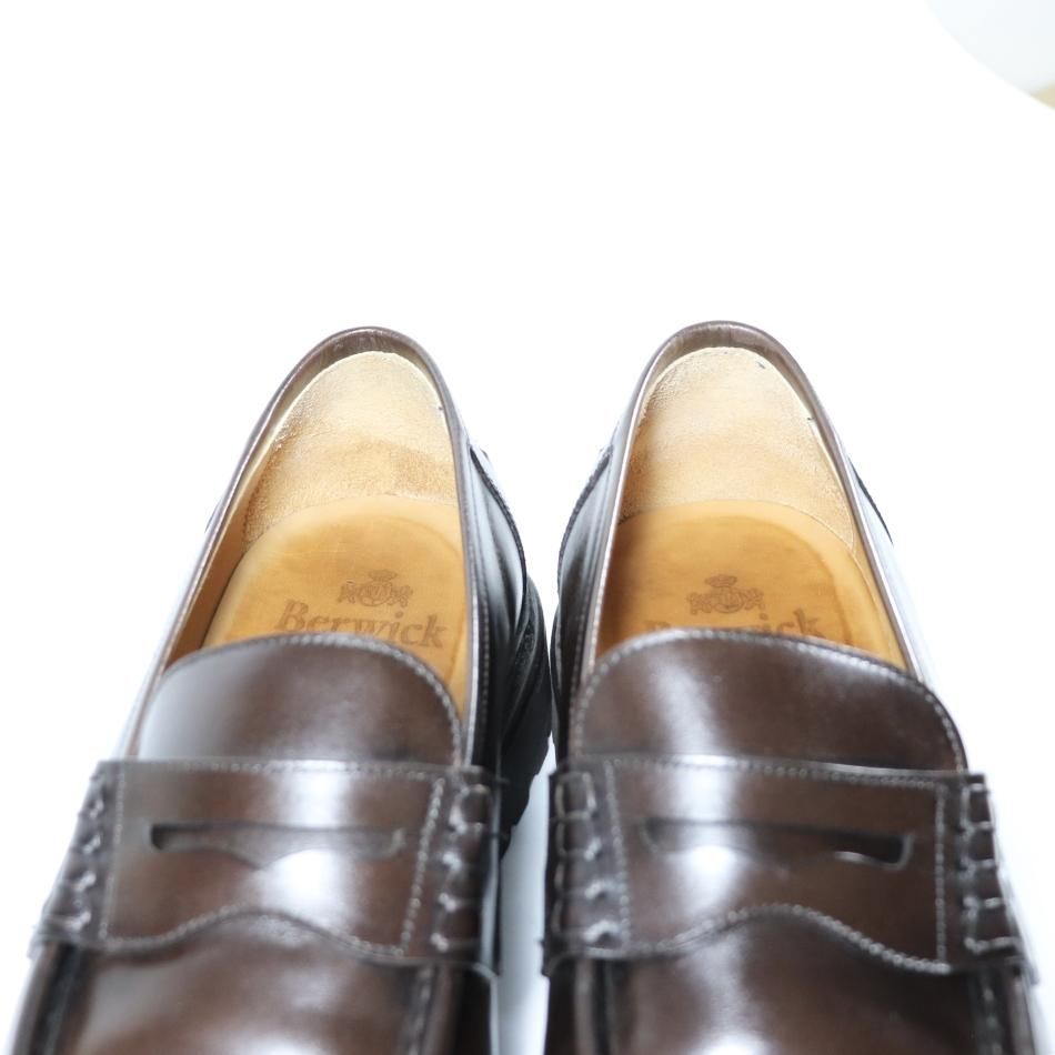 極美品” Berwick（バーウィック）コインローファー UK8.5 HO217