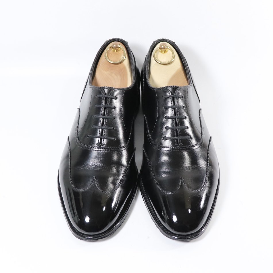 美品/希少品” JOHN LOBB（ジョンロブ）WIDNER / ウィドナー ブラインドフルブローグシューズ UK7 E 8695ラスト ブラック  廃盤モデル - Chett