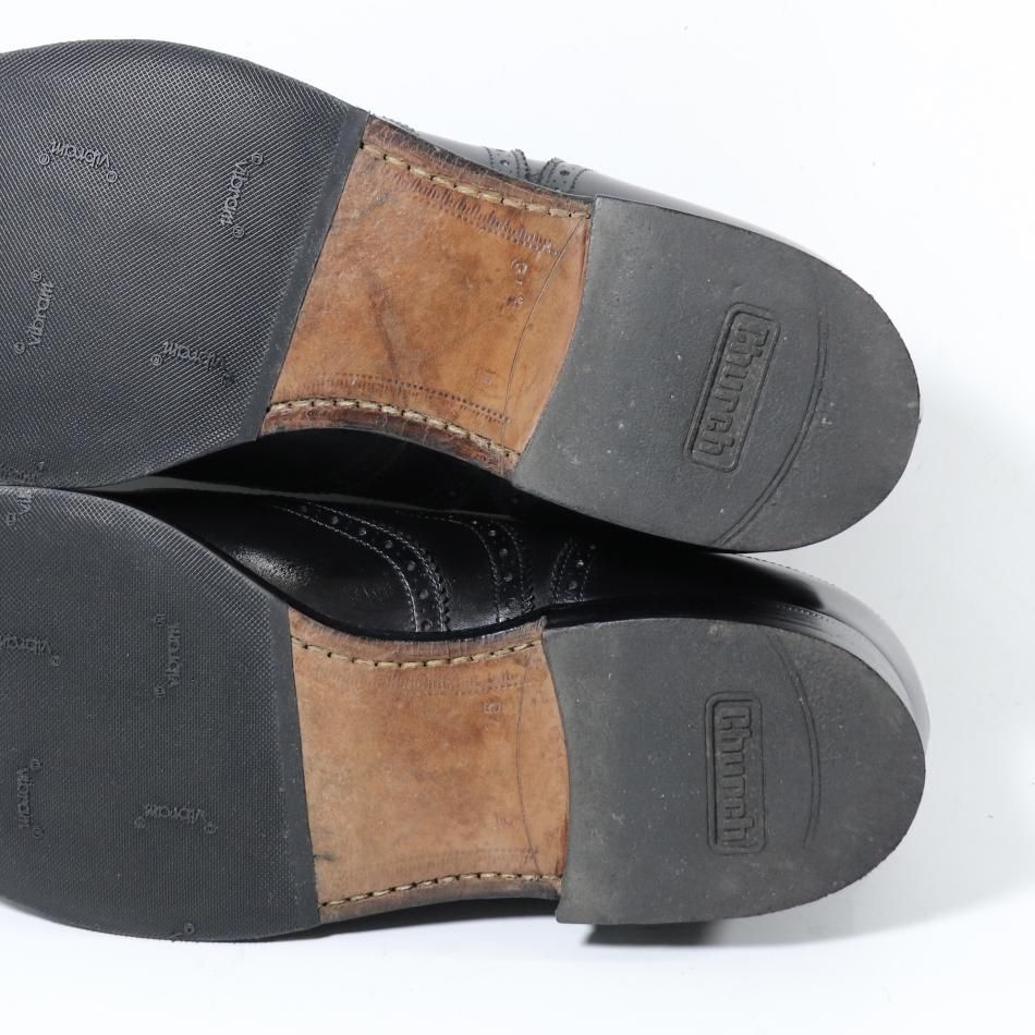 美品/希少品” Church's（チャーチ）フルブローグシューズ UK7.5