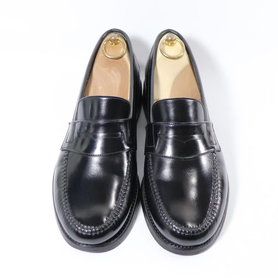 美品” YANKO（ヤンコ）モカシンローファー Size:6.5 E ブラック