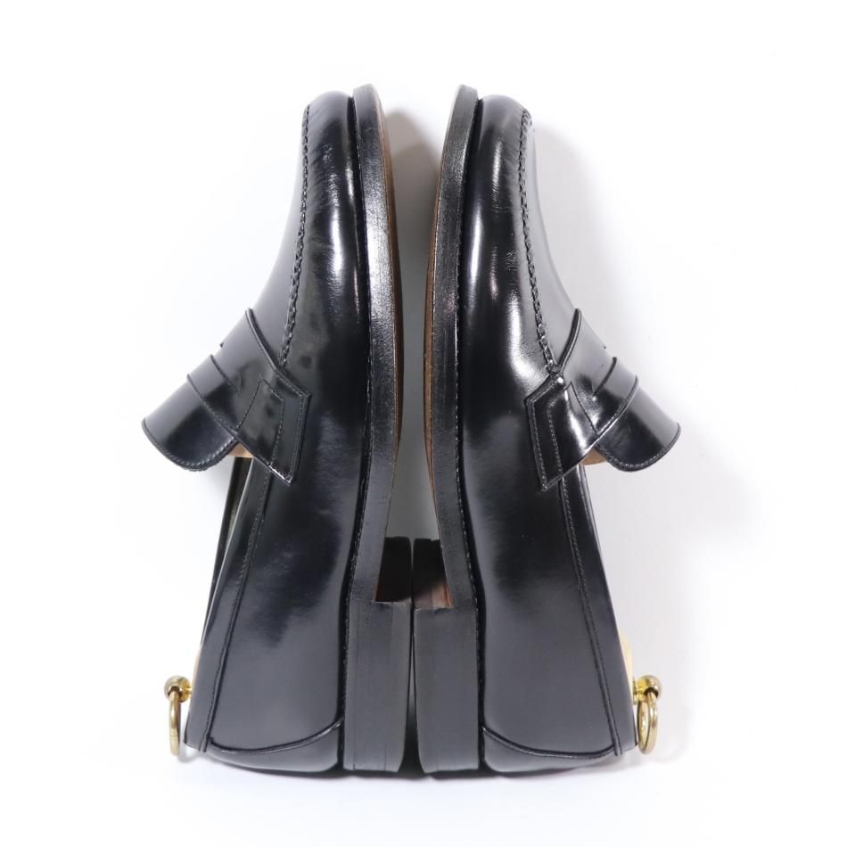 美品” YANKO（ヤンコ）モカシンローファー Size:6.5 E ブラック