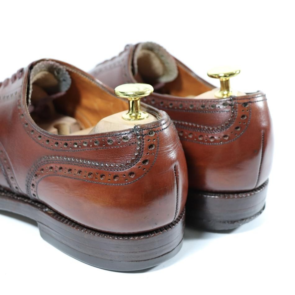 希少 ヴィンテージ フットジョイクラシック ウイングチップシューズ 茶 USA 希少 ヴィンテージ フットジョイクラシック ウイングチップ