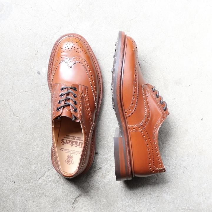 カラーブラウン箱付　Tricker'sトリッカーズ　bourtonバートン　uk7