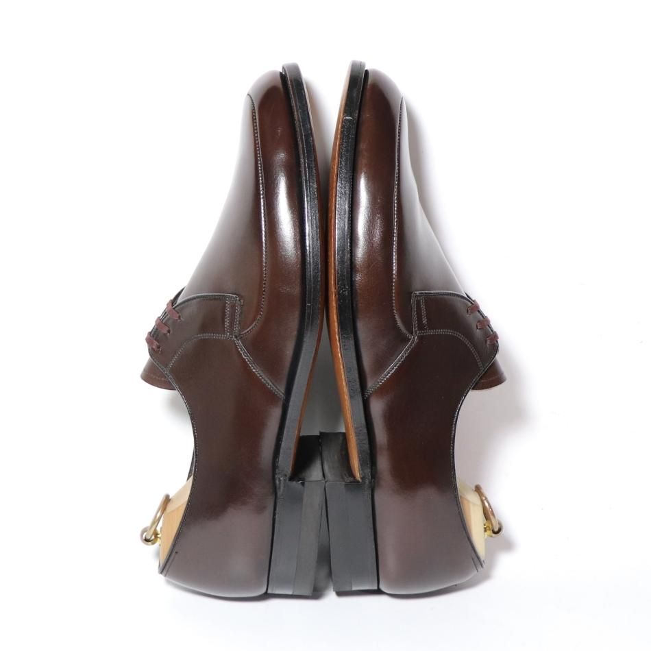 未使用品級✨フローシャイム FLORSHEIM Uチップ ブラウン 26.5㎝ 最高級】フローシャイム ダッキーブラウン ウイングチップ革靴