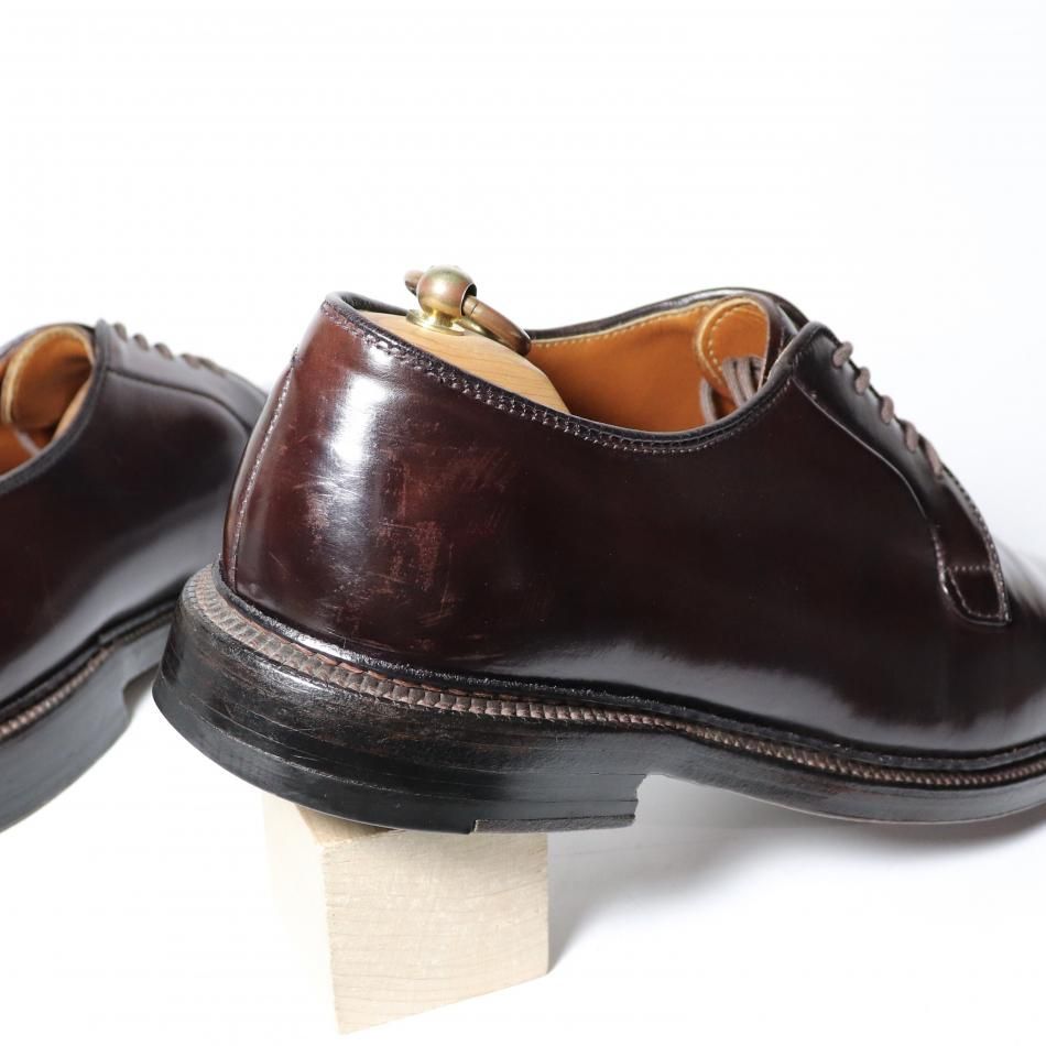 美品” ALDEN（オールデン）990 コードバン プレーントゥシューズ US7.5
