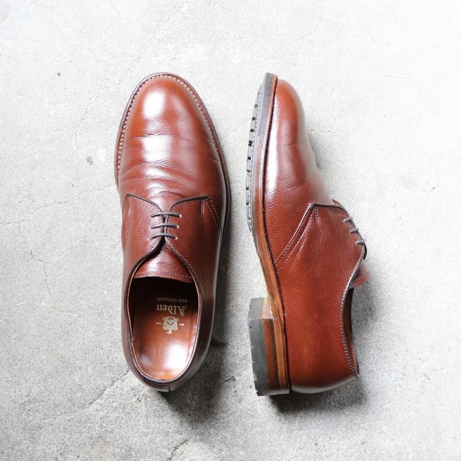 Alden プレーントゥ 87520・プランテーションソール・赤茶 - 靴 Alden プレーントゥ 87520・プランテーションソール・赤茶 - 靴