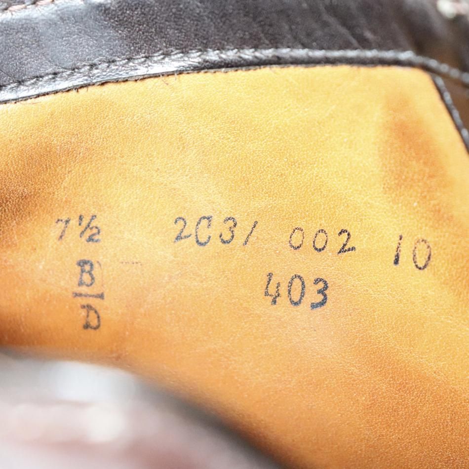 美品” ALDEN（オールデン）403 インディブーツ US7.5 D トゥルー