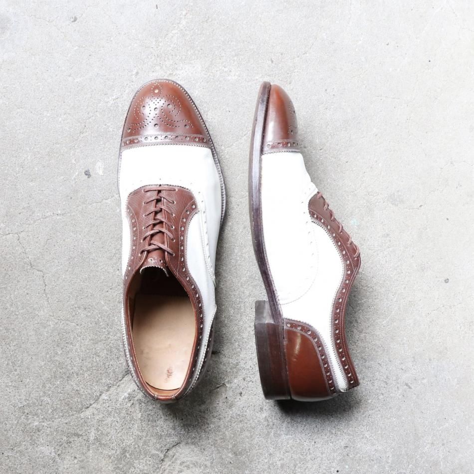 50s florsheim コンビシューズ　デザイナーズコレクション　10D 美品/希少品” FLORSHEIM（フローシャイム）S品番 コンビ