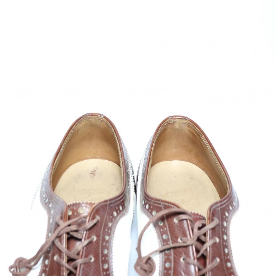 50s florsheim コンビシューズ　デザイナーズコレクション　10D 美品/希少品” FLORSHEIM（フローシャイム）S品番 コンビ