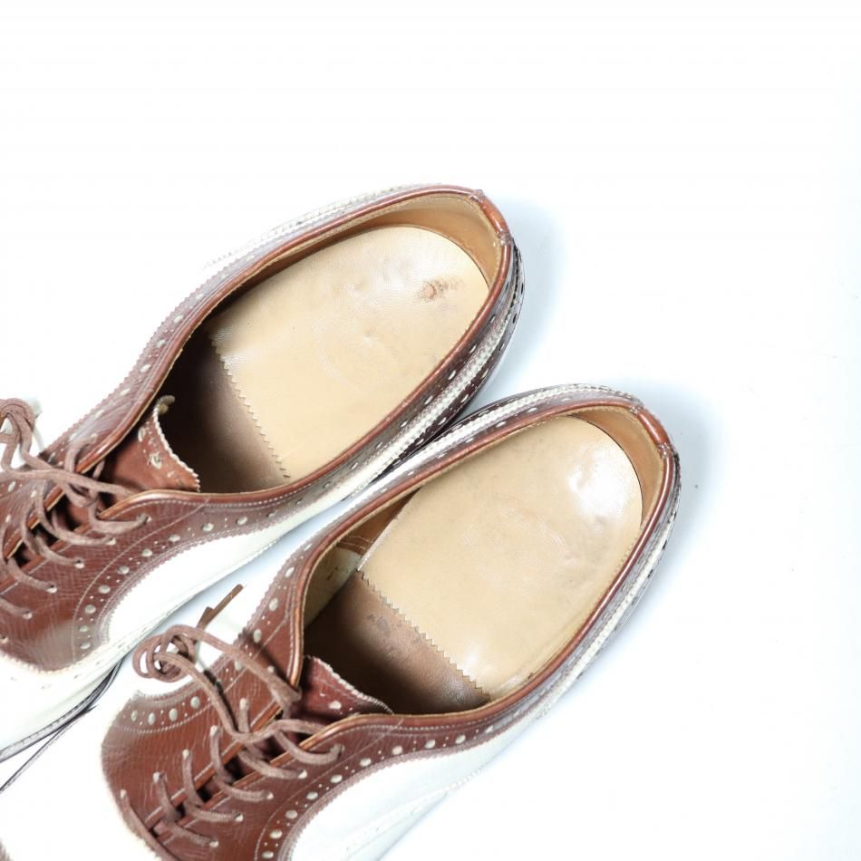 50s florsheim コンビシューズ　デザイナーズコレクション　10D 美品/希少品” FLORSHEIM（フローシャイム）S品番 コンビ