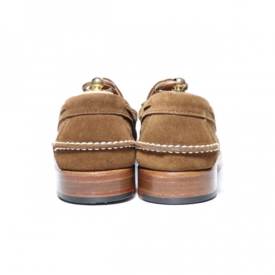 未使用級　RANCOURT&Co.ランコート ローファー スウェード 茶系 未使用級 RANCOURT&Co.ランコート ローファー スウェード 茶系