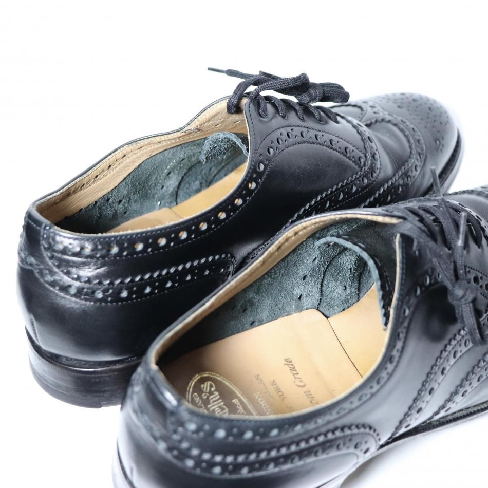極上美品】Church's BURWOOD フルブローグシューズ ブラック 極上美品