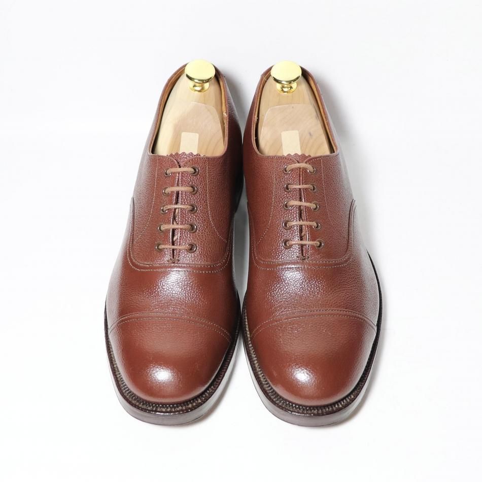 美品　サンダース　SANDERS (7) 革靴　ドレスシューズ　ストレートチップ 別注モデル SANDERS サンダース ブラック ストレートチップ