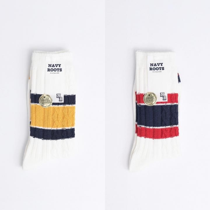 <img class='new_mark_img1' src='https://img.shop-pro.jp/img/new/icons1.gif' style='border:none;display:inline;margin:0px;padding:0px;width:auto;' />NAVYROOTSʥͥӡ롼ġCable border <NR-SC23-02-3> 25-27cm ֥ܡ  ʥ ݥꥦ쥿 