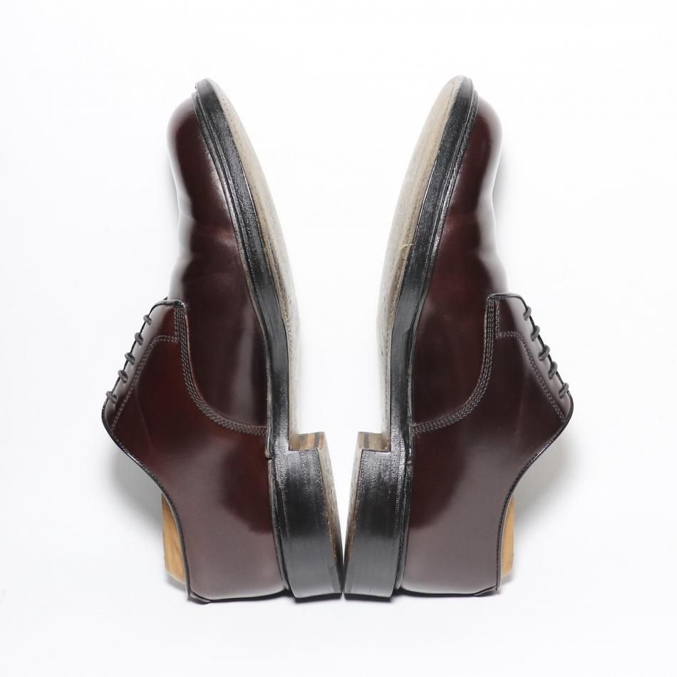 【超美品】ジョンストン&マーフィー コードバン 国産 高級 磨き済み ジョンストンアンドマーフィー コードバン プレーントゥシューズ