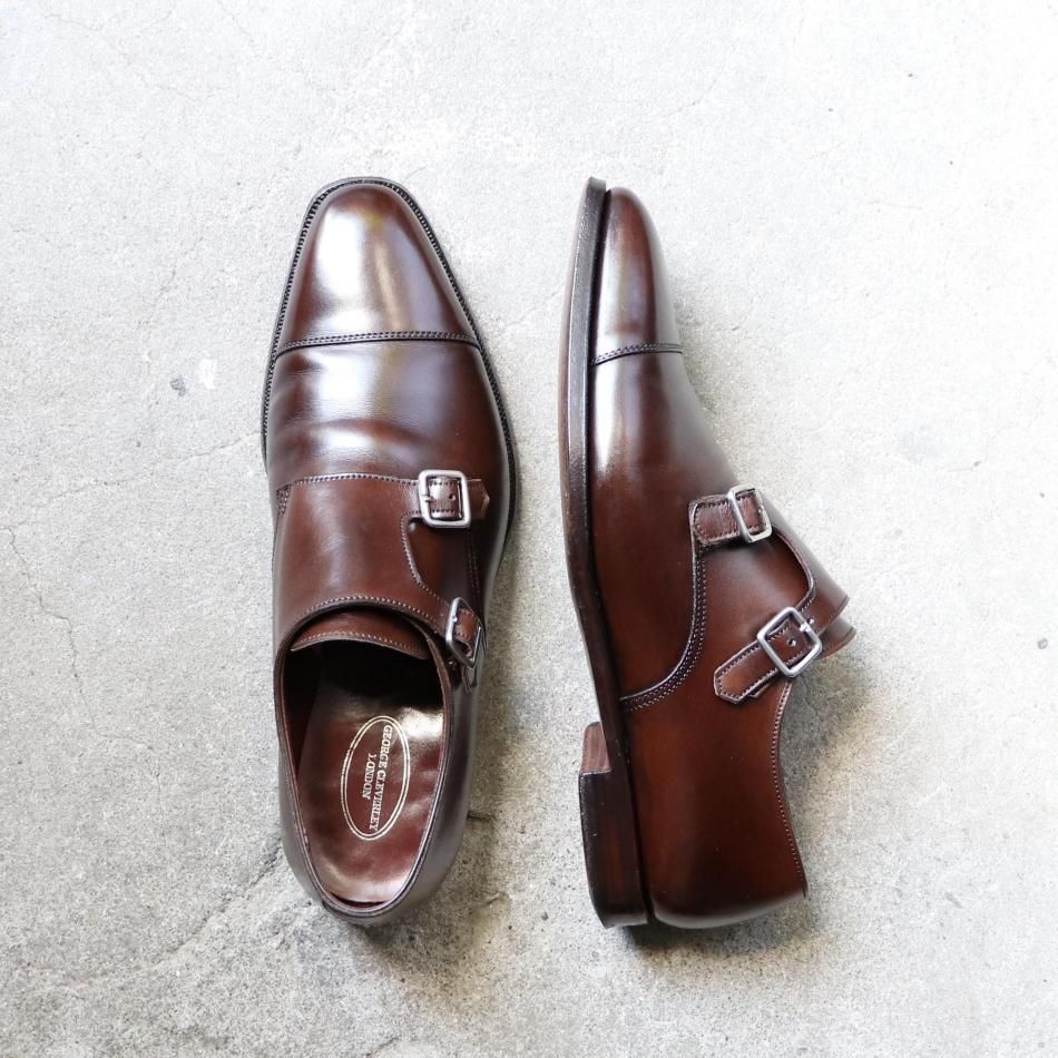 ジョージクレバリー　ダブルモンクストラップシューズ 美品” George Cleverley（ジョージクレバリー）THOMAS2