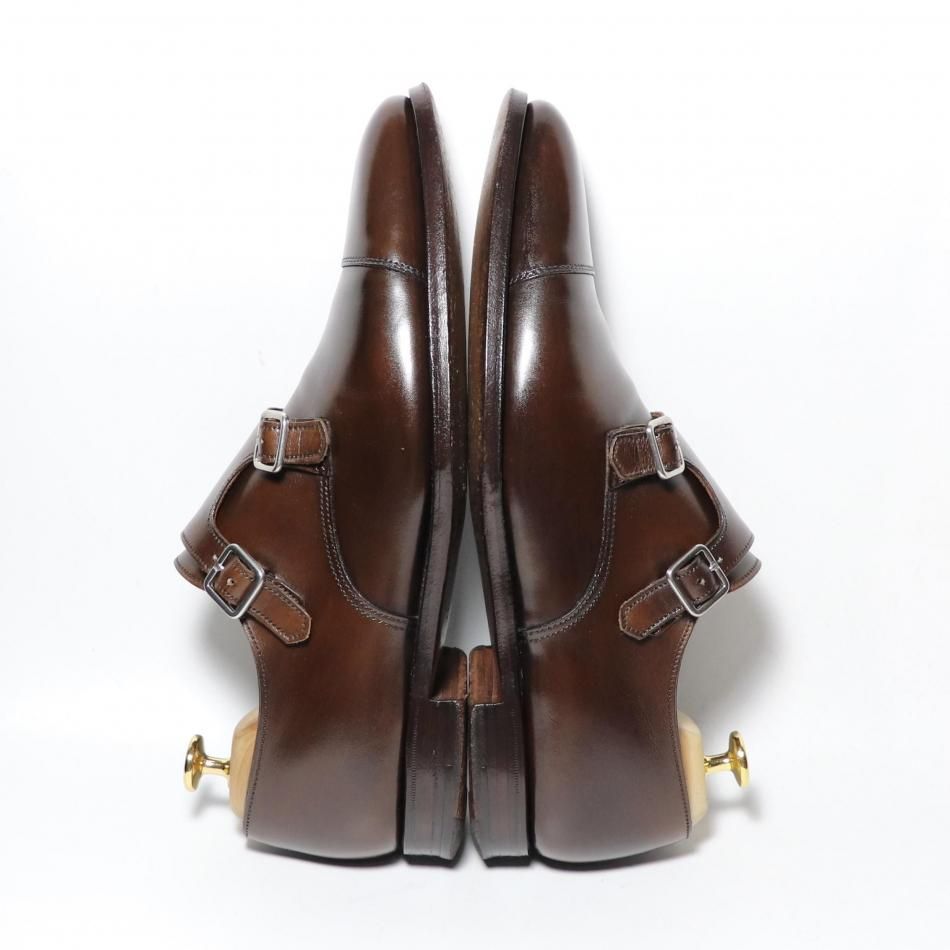 ジョージクレバリー　ダブルモンクストラップシューズ 美品” George Cleverley（ジョージクレバリー）THOMAS2