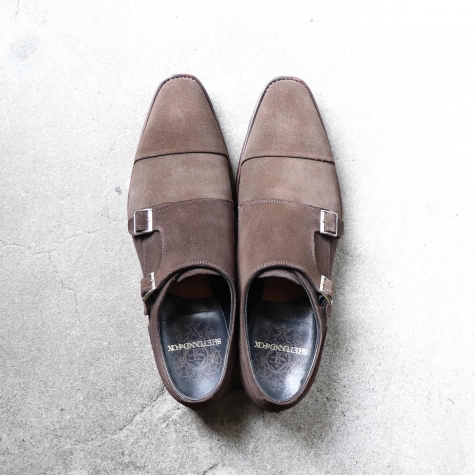 最終価格！シェットランドフォックス ダブルモンクストラップ6.5size REGAL SHETLANDFOX シェットランドフォックス ケンジントンII