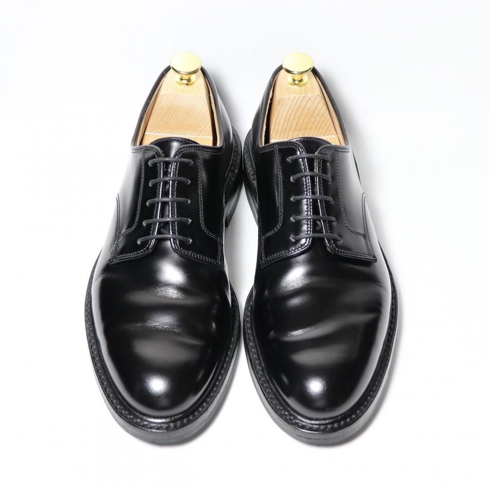【美品】クロケット&ジョーンズ　8E ブラックカーフ プレーントゥ 極美品” Crockett&Jones（クロケット&ジョーンズ）GRASMERE4