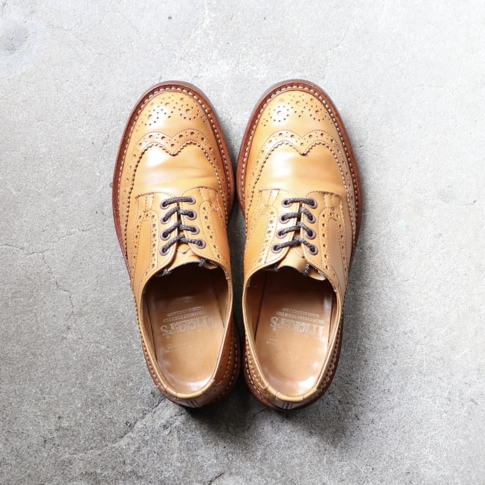 【最安値】Tricker's トリッカーズ バートン M5633 UK8 カジュアルシューズ | M5633 BOURTON / ESPRESSO BURNISHED