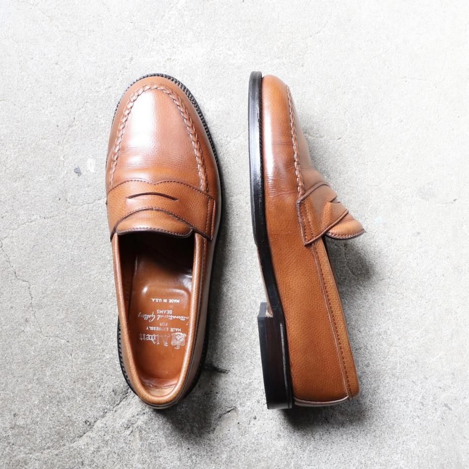 ⭐︎超人気モデル⭐︎ Alden ローファー BROWN US7 1/2D 17831F Unlined Leisure Handsewn Penny Loafer LHS (Brown