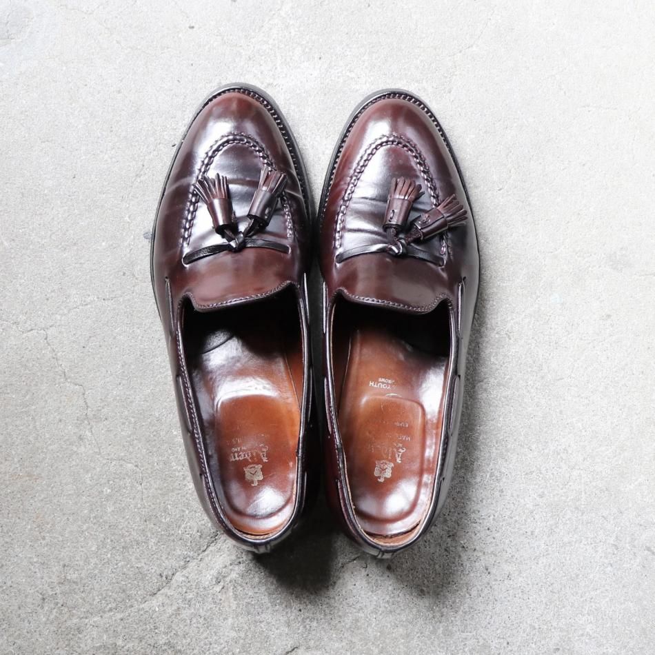 Alden CORDOVAN ブラック タッセルローファー 6 1/2 D ALDEN×UNITED ARROWS 箱タッセルローファー ブラック サイズ 8