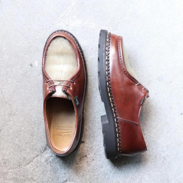 <img class='new_mark_img1' src='https://img.shop-pro.jp/img/new/icons1.gif' style='border:none;display:inline;margin:0px;padding:0px;width:auto;' />������/�����ʡ� Paraboot�ʥѥ�֡��ġ�MICHAEL PHOQUE / �ߥ����� �ե��å� �����ꥢ�� Size:41 ���� �ꥹ�쥶�� �ޥ륷��II������ �Υ륦��������� 2013ǯ��