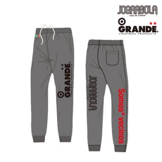 <img class='new_mark_img1' src='https://img.shop-pro.jp/img/new/icons25.gif' style='border:none;display:inline;margin:0px;padding:0px;width:auto;' />JOGARBOLA×GRANDE “Somos* vecinos” HEAVY WEIGHT SWEAT PANTS - GRY/BLK/RED