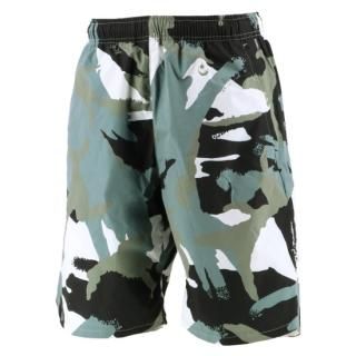 CAMO EASY SHORTS - BLK/GRN