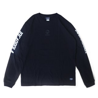 EMBROIDERY L/S TEE - BLK