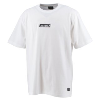LOGO EMBROIDERY TEE - WHT/BLK
