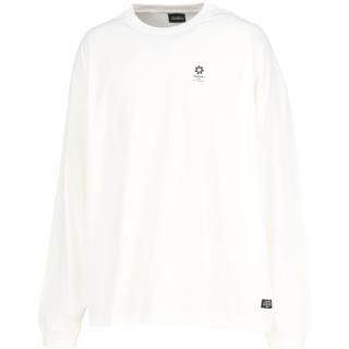 HEPTAGRAM LOGO L/S OVERSIZE TEE - WHT