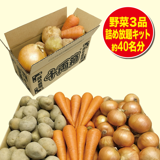 集客応援ショップ 野菜3品詰め放題 集客応援ショップ 野菜3品詰め放題