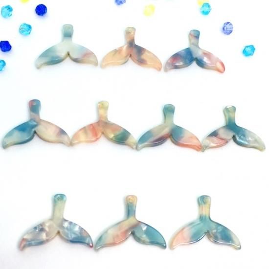 宙色べっこうパーツ 10個 くじらのしっぽ クジラお魚尻尾 樹脂製チャーム 宙色べっこうパーツ 10個 くじらのしっぽ クジラお魚尻尾 樹脂製チャーム
