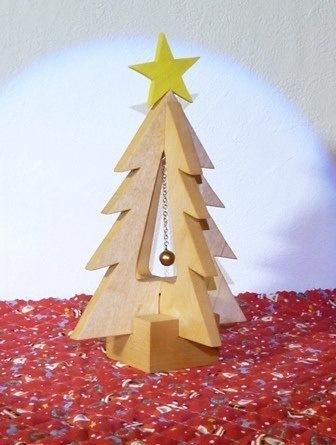 クリスマスツリー 幸せの青い鳥 七曜工房 Nanayoukoubou 木のクラフトと笛の工房