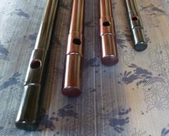オリジナル横笛 C管 八本調子 Original Flute 漆塗り