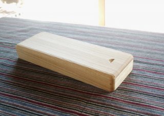 木の筆箱　セン