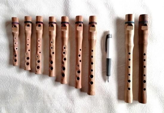 ポケットホイッスル Pocket Whistle highB♭管 - 七曜工房