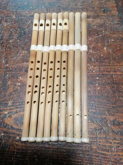 特一本調子 楽天市場】【篠笛】獅子田 竹渓 籐 本重【一〜十二本調子】七つ