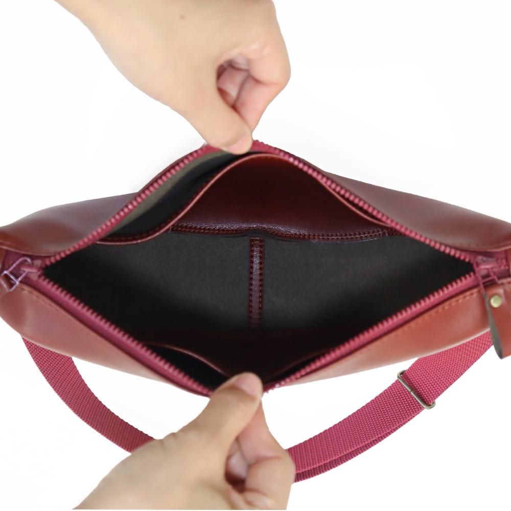 OUR ムーンショルダーバッグ ギャザーハーフムーンショルダーバック MONO-MART│MONO-MART