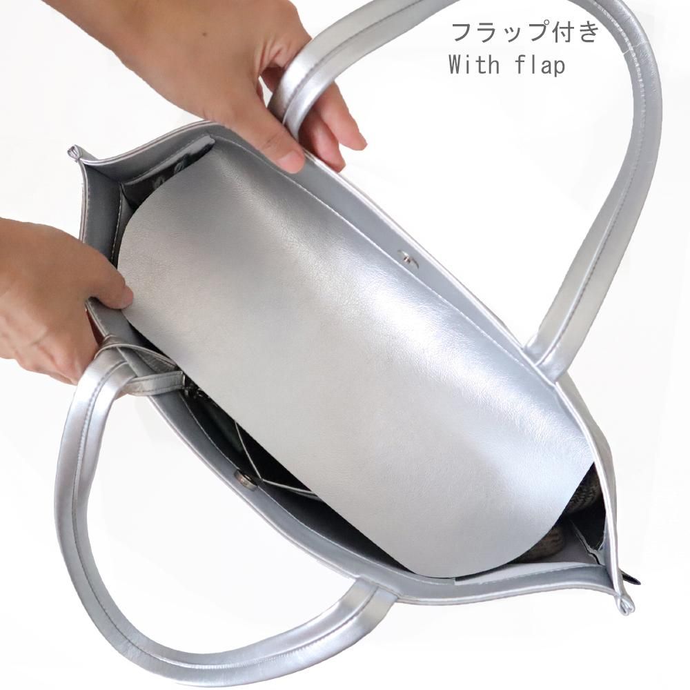 3色】たっぷり入るトートバッグ 超軽量で水や傷に強い丈夫な上質