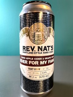 レヴァレンドナッツ サイダーフォーマイファミリー / Reverend Nat's Hard Cider CIDER FOR MY FAMILY